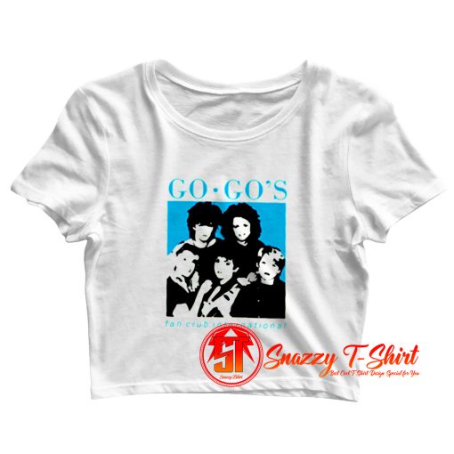 The Go Gos Fan Club Belina Carlisle Crop Top Shirt