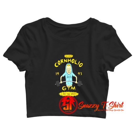 The Great Cornholio Gym 1993 Crop Top Shirt