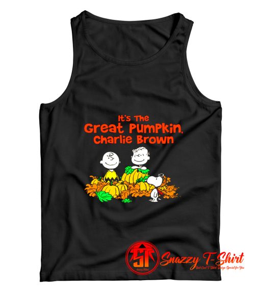 The Great Pumpkin Charlie Brown Funny Tank Top