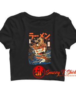 The Great Ramen Off Kanagawa Crop Top Shirt