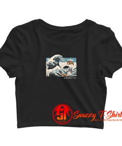 The Great Wave Off Totoro Crop Top Shirt