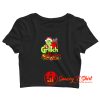 The Grinch Christmas funny Crop Top Shirt