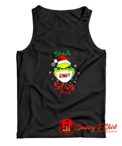 The Grinch Face Mask Christmas Funny Tank Top