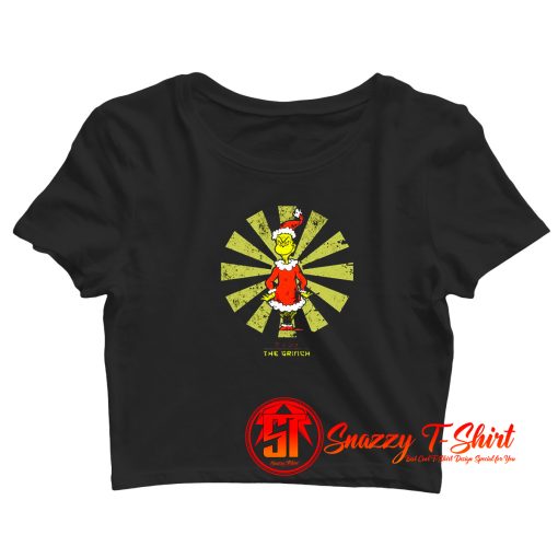 The Grinch Retro Japanese Crop Top Shirt