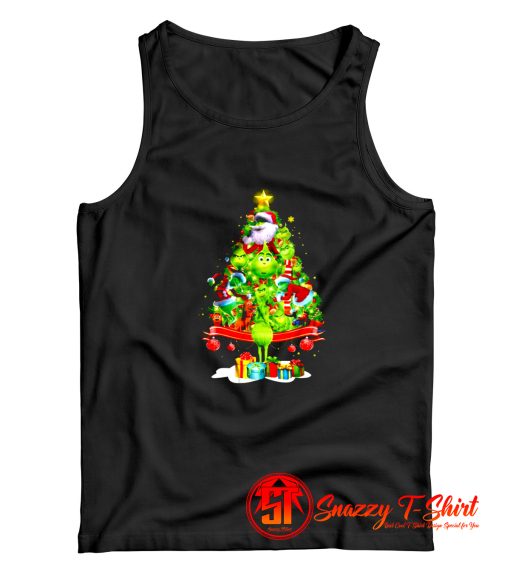 The Grinch Tree Merry Christmas Tank Top