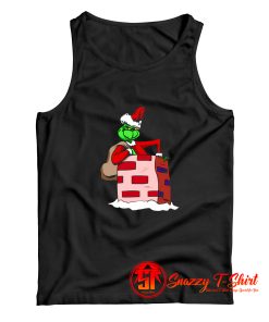 The Grinch santa Tank Top