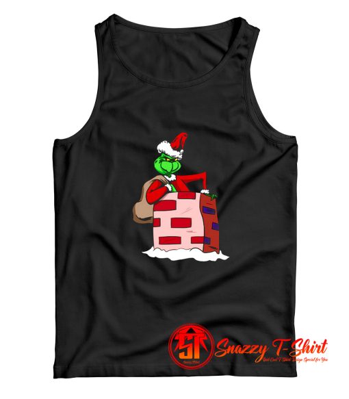 The Grinch santa Tank Top