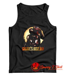 The Mandalorian Galaxys best dad baby Yoda Tank Top