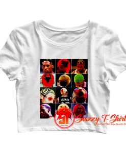 The Many Hairstyles Of The Worm Dennis Rodman Chicago Bulls Crop Top Shirt