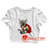 The Mighty Bulldog Thor Crop Top Shirt