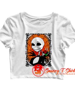 The Nightmare Before Christmas jack Crop Top Shirt