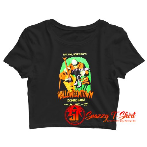 The Nightmare Halloween Town Band Crop Top Shirt