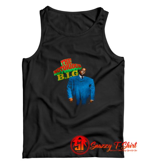 The Notorious BIG. Blue Suit Tank Top