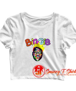 The Notorious Crowned Biggie Colorful Crop Top Shirt