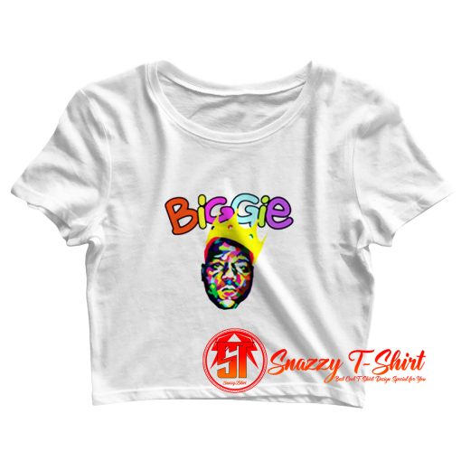 The Notorious Crowned Biggie Colorful Crop Top Shirt