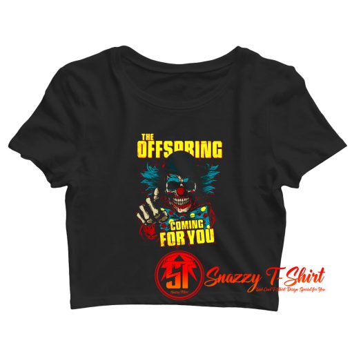 The Offspring Coming For You Retro Crop Top Shirt