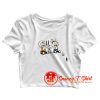 The Peanuts Movie Cartoon Scared Boos Crop Top Shirt