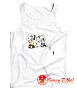 The Peanuts Movie Cartoon Scared Boos Tank Top