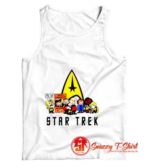 The Peanuts Star Trek Snoopy And Friends Tank Top