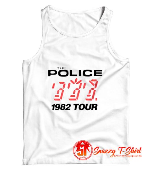 The Police 1982 Tour Vintage Unisex Tank Top