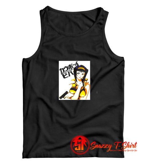 The Potrait Of Faye Valentine From Cowboy Tank Top