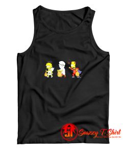 The Simpsons Halloween Lisa Milhouse Bart Simpson Tank Top