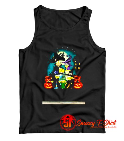 The Simpsons Joining Halloween Tank Top