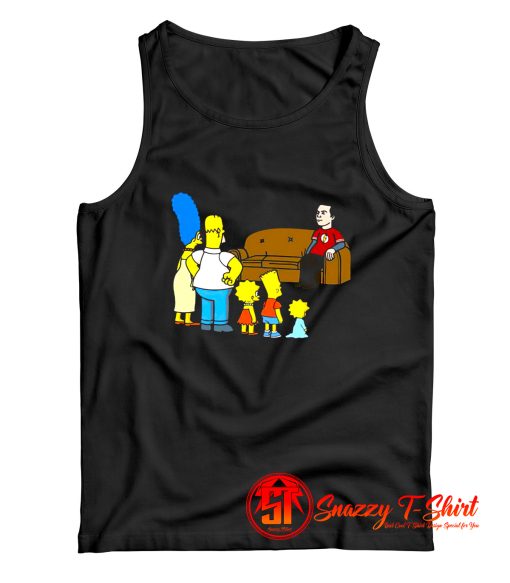 The Simpsons Sheldon Cooper Tank Top