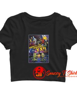 The Simpsons Treehouse of Horror Crop Top Shirt