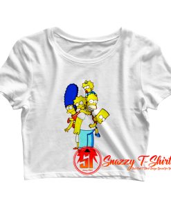 The Simpsons is an American animated sitcom Crop Top Shirt