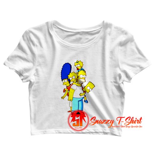 The Simpsons is an American animated sitcom Crop Top Shirt