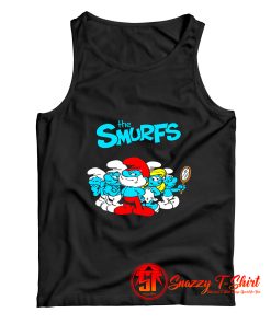 The Smurfs TV Series Animated Poster Tank Top