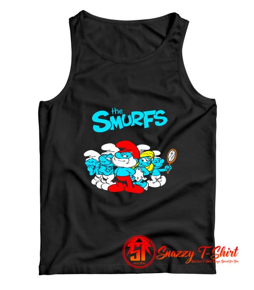 The Smurfs TV Series Animated Poster Tank Top