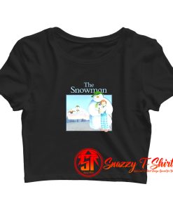 The Snowman Christmas Movie Crop Top Shirt