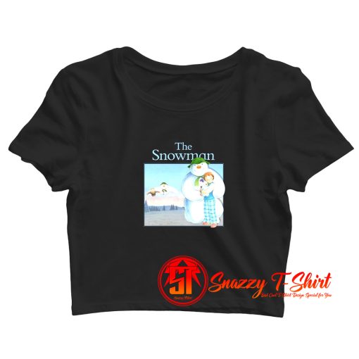 The Snowman Christmas Movie Crop Top Shirt