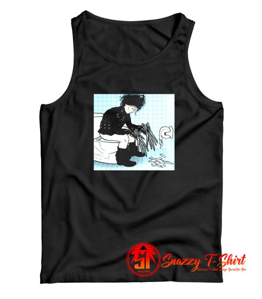 The Struggle Of My Life Edward Scissorhands Art Funny Movie Black S 6XL Tank Top