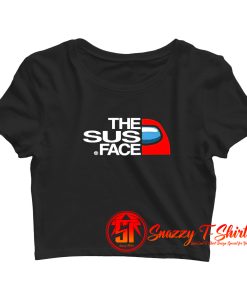 The Sus Face Impostor Among Us Crop Top Shirt