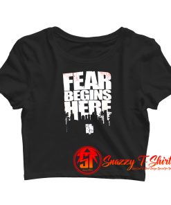 The Walking Dead Fear Begins Here Crop Top Shirt