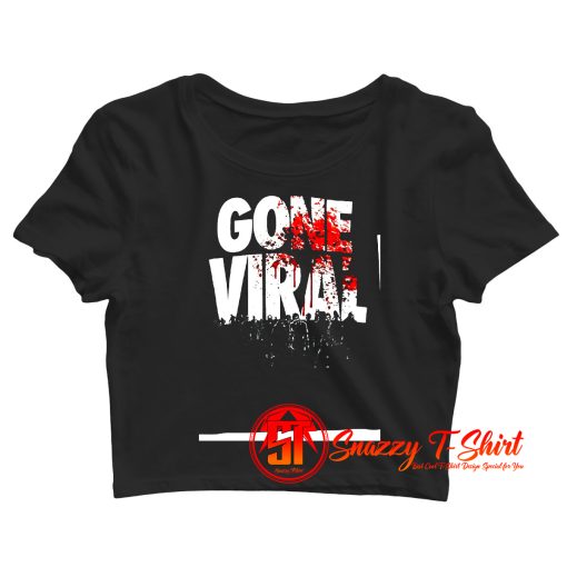 The Walking Dead Gone Viral Crop Top Shirt