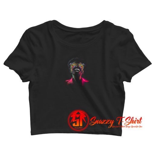 The Weeknd Laughing Sin City Unisex Crop Top Shirt