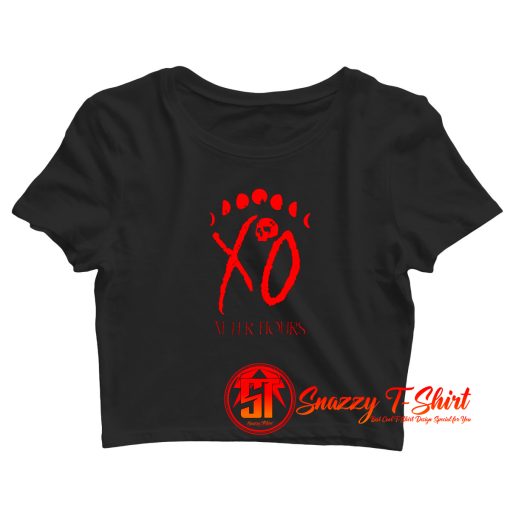 The Weeknd XO After Hours Label Crop Top Shirt