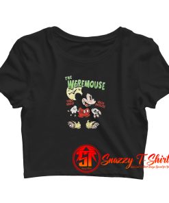 The Weremouse Disney Mickey Mouse Halloween Crop Top Shirt