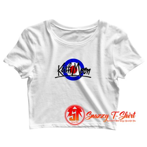 The Who Mod Logo Keith Moon Crop Top Shirt