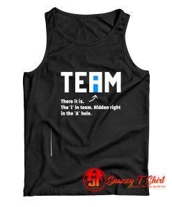 The i in Team Tank Top