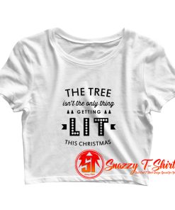 The tree christmas Crop Top Shirt