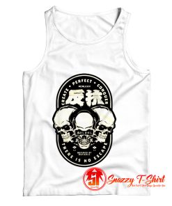 There Is No Escape Badass Skull Logo Punk Rebel Vector Tank Top