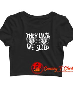 They Live sunglasses Crop Top Shirt