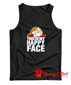 This Is My Happy Face Disney Grumpy Tank Top