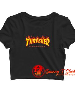 Thrasher Magazine Crop Top Shirt