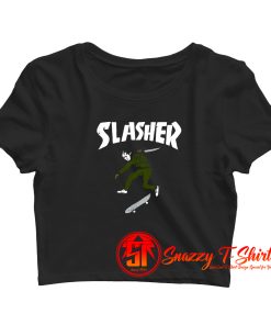 Thrasher Slasher Crop Top Shirt